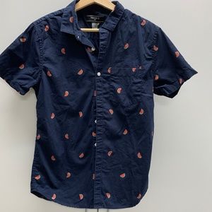 Forever 21 Men’s Button Down Short Sleeve Shirt